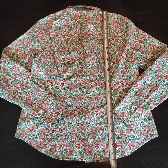 J. Crew Art Fabrics Floral Women's Button Down Shirt - Picture 2 of 6